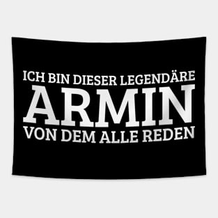 Armin Funny Saying Birthday First Name Tapestry