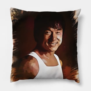 Jackie Chan Portrait Pillow