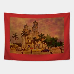 Valladolid Cathedral. Yucatan. Mexico Tapestry