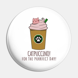 'Catpuccino Cats' Adorable Cats Lover Gift Pin