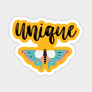 unique butterfly tee Magnet