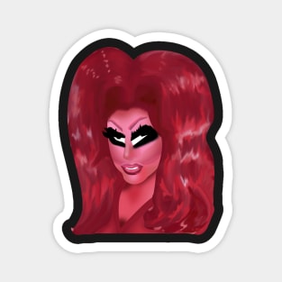 Red Trixie Mattel Magnet