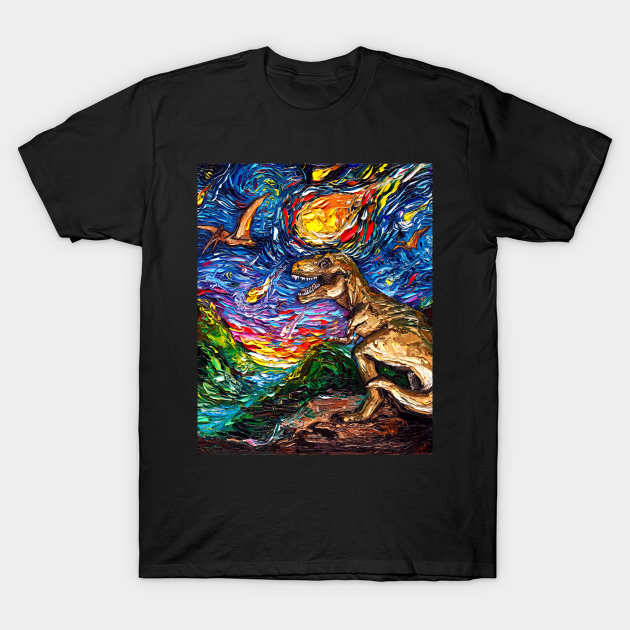 Jurassic Night - Dinosaur - T-Shirt