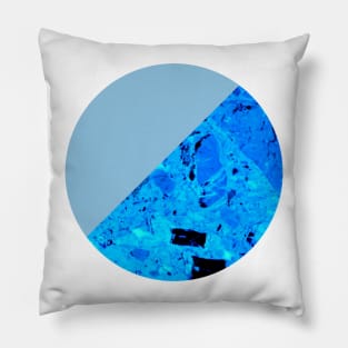 Blue Marble Pillow