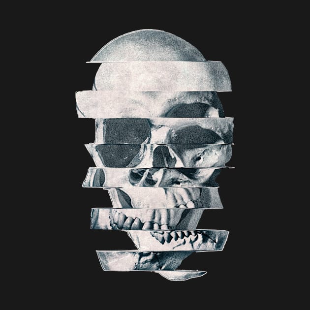 Glitch Skull Mono by aligulec