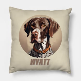 Wyatt the GSP Pillow