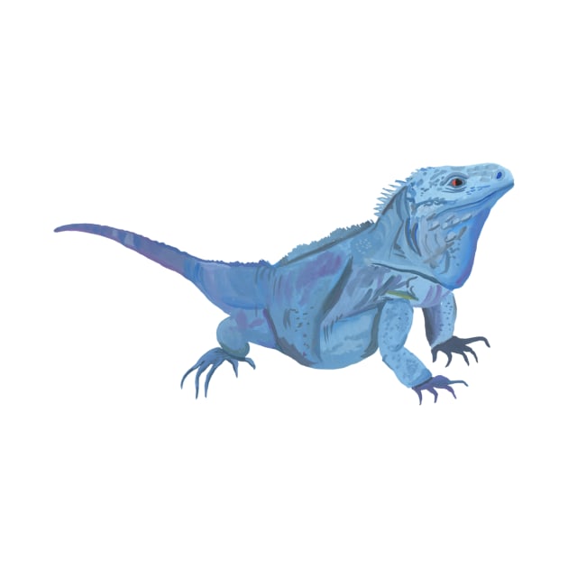 Blue Iguana by Das Brooklyn