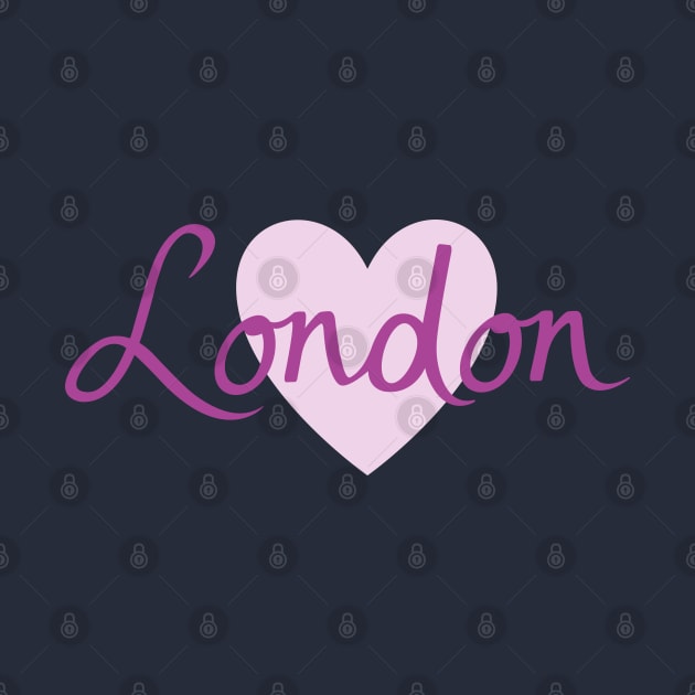 London Script & Heart by NataliePaskell