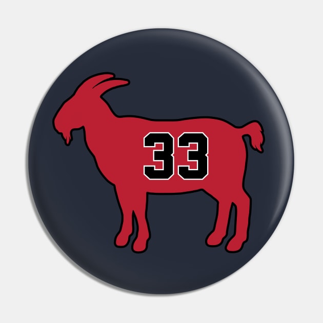 Scottie Pippen Chicago Goat Qiangy Pin by qiangdade