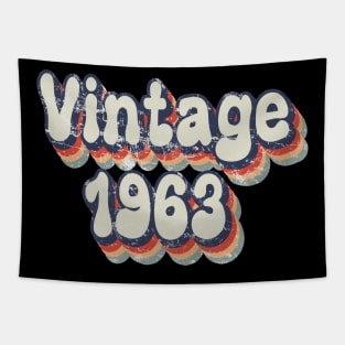 Vintage 1963 birthday Tapestry