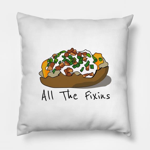 All The Fixins - Survivor CBS Jeff Probst Pillow by twobeans