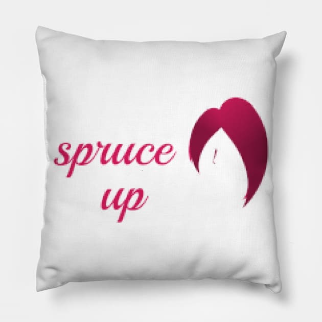 Spruce Up Pillow by Gnanadev