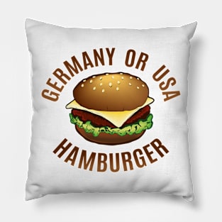 Hamburger Pillow