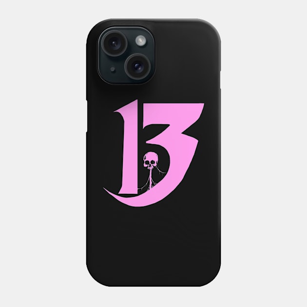 13 (pink version) Phone Case by wildsidecomix