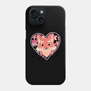 Fox Lover Heart Wildlife Forest Animal Fox Phone Case