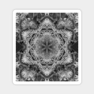 Magical black and white mandala 011 Magnet