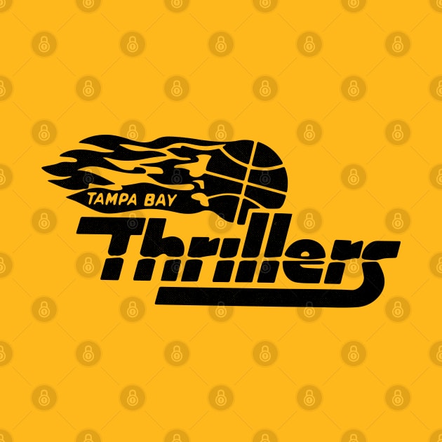 Retro Tampa Bay Thrillers Basketball 1984 by LocalZonly