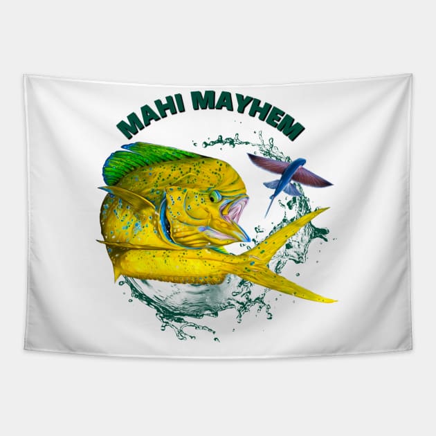 MAHI MAYHEM Tapestry by Art by Paul