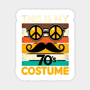 This is My 70's Costume Retro Peace Groovy Magnet