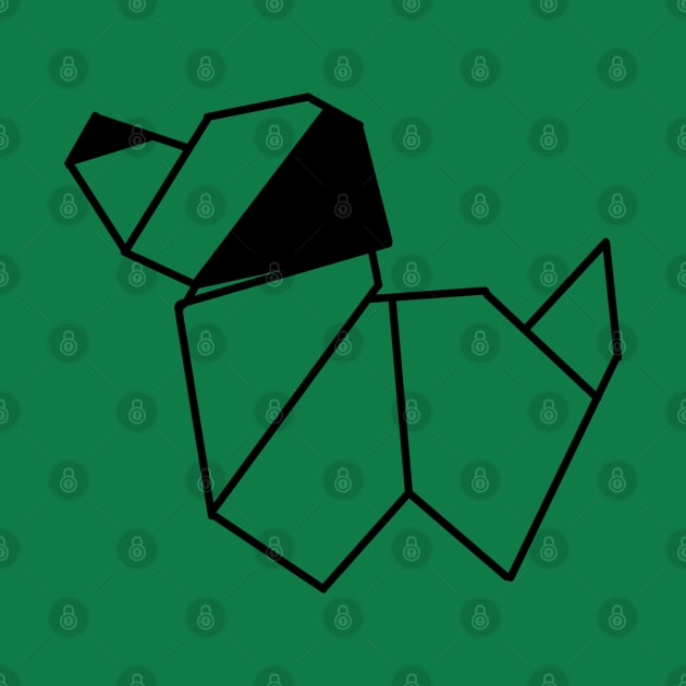 Origami Dog by Numerica