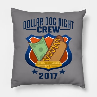 Dollar Dog Night: Half-Century Club Pillow