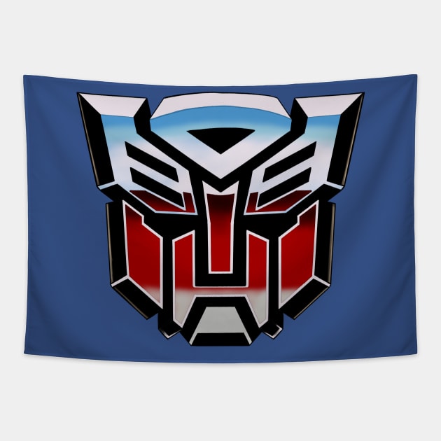 Autobots Logo Tapestry by tabslabred