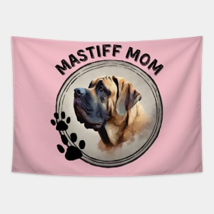 Mastiff Dog Mom Dog Breed Portrait Tapestry