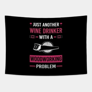 Wine Drinker Woodworking Woodworker Tapestry