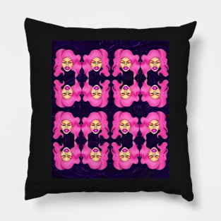 drag pattern Pillow