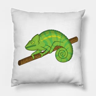 Parson's chameleon illustration Pillow