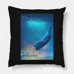 Blue Whale Pillow