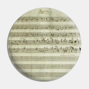 Mozart | Requiem | Original manuscript score Pin