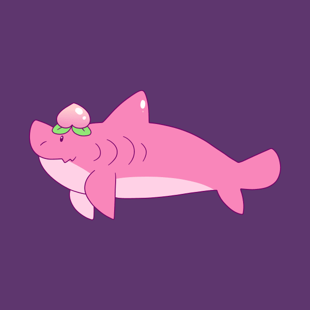 Peach Fruit Shark by saradaboru