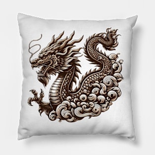 2024 Chinese New Year of the Wood Dragon Pillow