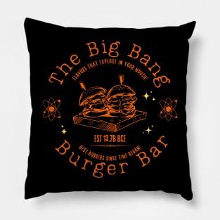 The Big Bang Burger Bar Pillow