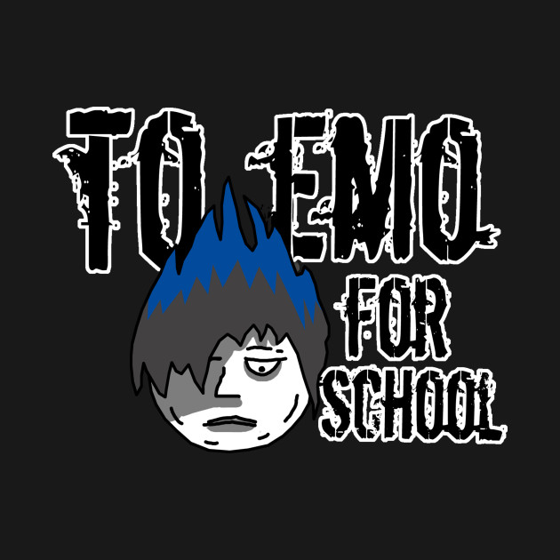 Disover To Emo For School - Back To School - T-Shirt