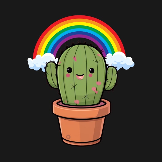 Tiny Cactus & Rainbow by AnimeVision