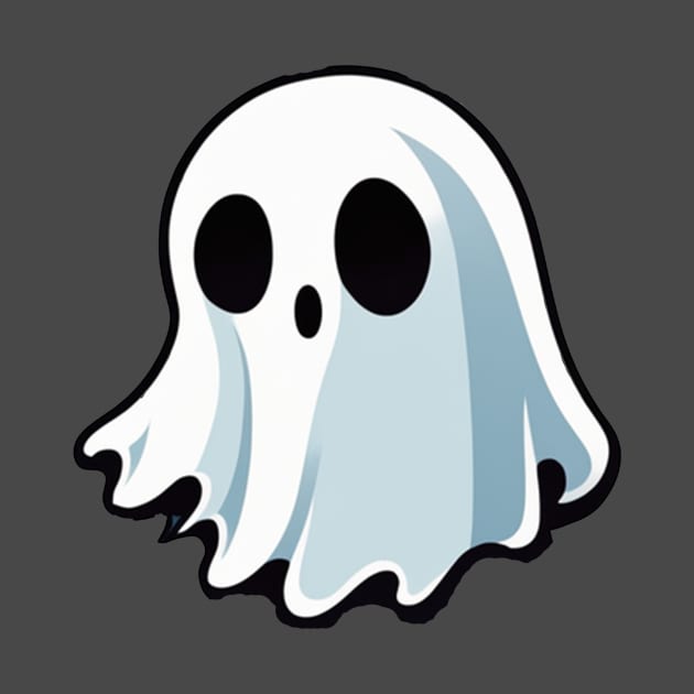 Cute chunky ghost halloween design by Edgi
