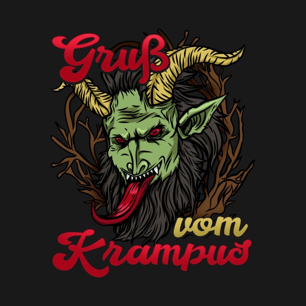 Gruss vom Krampus - Christmas Winter Devil Gift by biNutz
