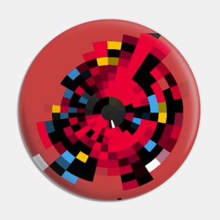 Mosaic Twist (Red) Pin