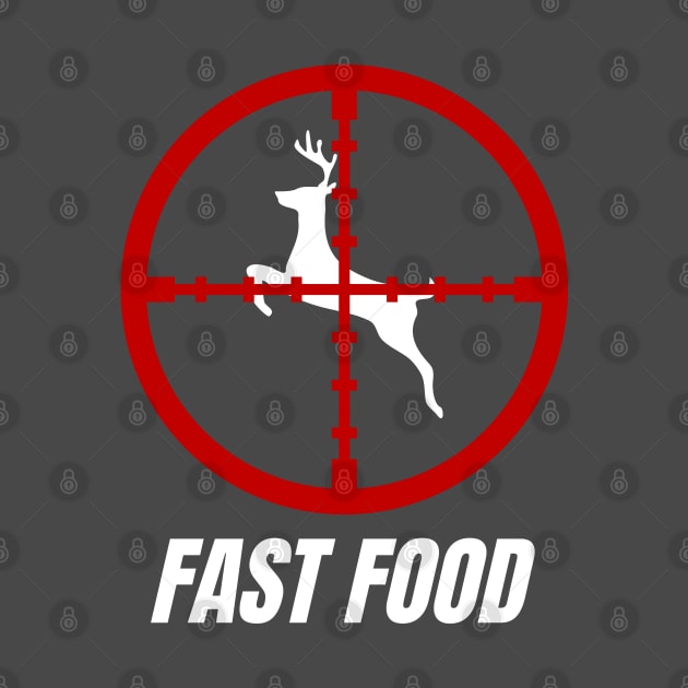 fast food deer hunting by debageur