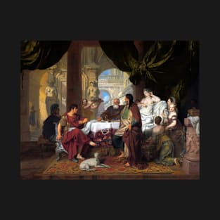 Cleopatra’s Banquet by Gerard de Lairesse T-Shirt