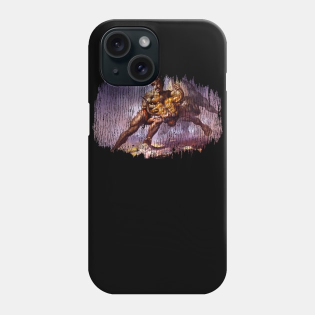 White Goodman Bull Fight Phone Case by Wolvereams