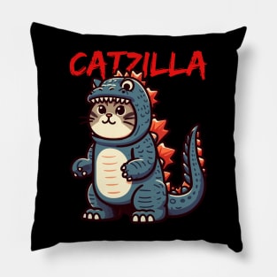 Catzilla Pillow