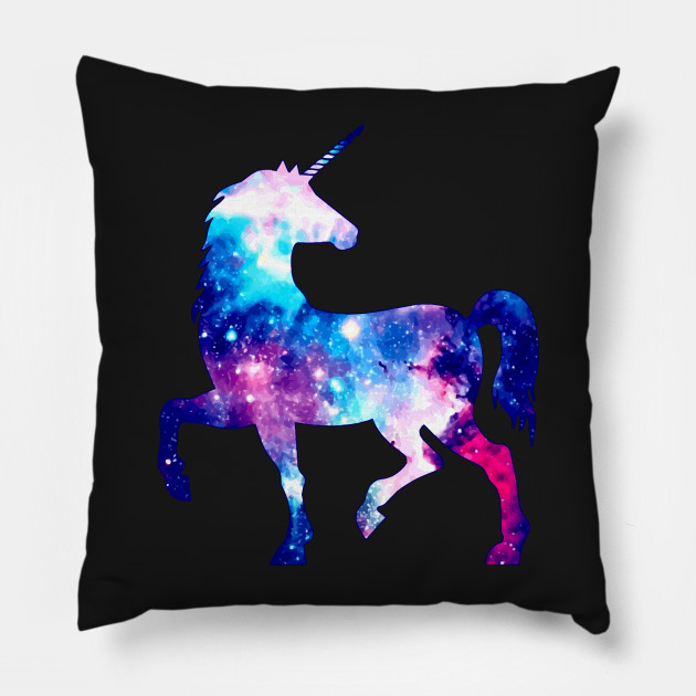Rainbow Galaxy Unicorn Cool Unicorn Pillow Teepublic