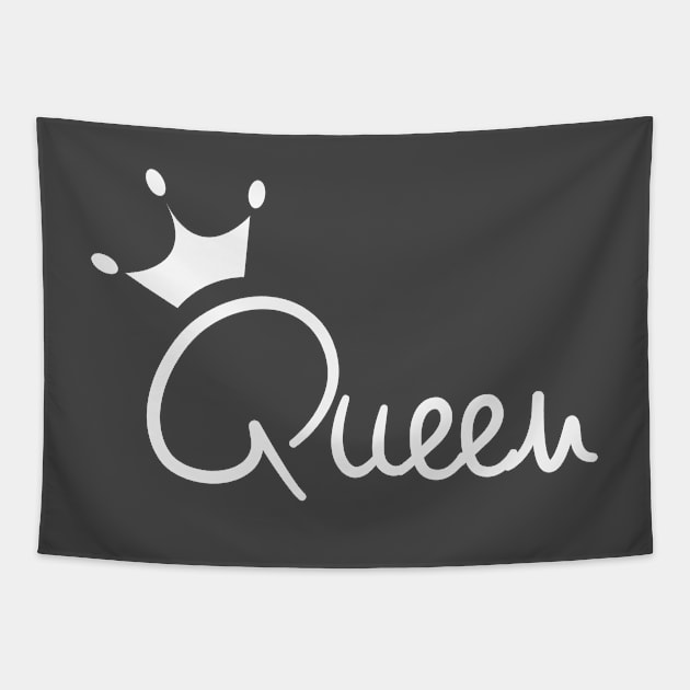 The Crowned Queen Tapestry by CloudWalkerDesigns