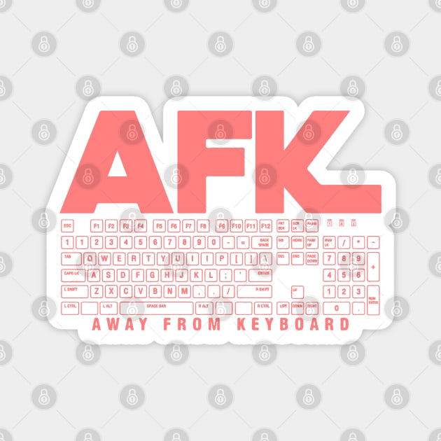 AFK Symbol Shirt Sticker Tapestry Mug Pillow And More T-Shirt Magnet by Lamink