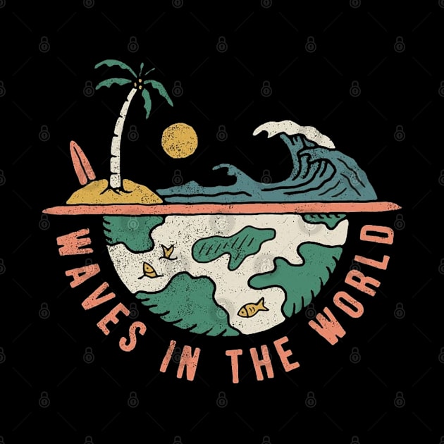 Waves in The World by LogoBunch