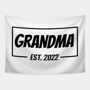 Grandma Est 2022 Tee,T-shirt for new Mother, Mother's day gifts, Gifts for Birthday present, cute B-day ideas Tapestry