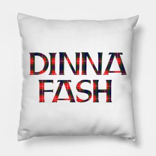 Dinna Fash Outlander Tartan Standard Pillow